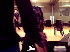 Becky G Chair-dancing
