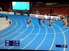 Khaddi Sagnia 100m Finish