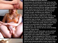 Mother watches her 18yo daughter getting deflowered