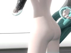 Nude Hatsune Miku cute boobs dance Electrosaturator Project Diva