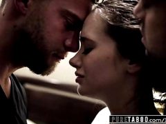 PURE TABOO Gia Paige's FIRST DP With 2 Step-Brothers