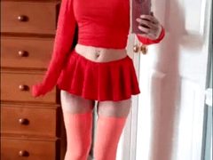 Sexy Velma cosplay (by thekerrigantaylor)