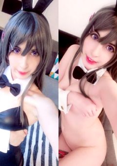 Bunnygirl Senpai Says Pyon Pyon :D Do You Like Rabbits In Tight Bodysuits, Or Better In Natural Skin? :)
