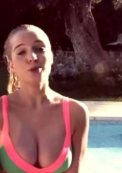 Helen Flanagan Lays Down The Rules For The Pool