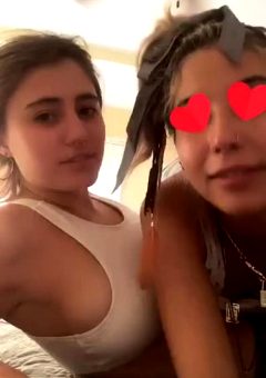 Lia Marie Johnson Getting Close With Her Friend
