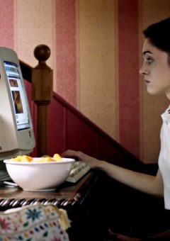 Natalia Dyer Fingering Herself At The Computer, From “Yes, God, Yes”