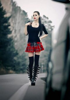 #sexy #goth #schoolgirl #hottie #pale #beautiful #emo #uniform #plaidskirt #boots #fetish #lovely #young #catholic #slut #hot #naughty #babe
